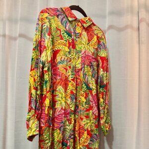 VICI Colorful tropical Button Down